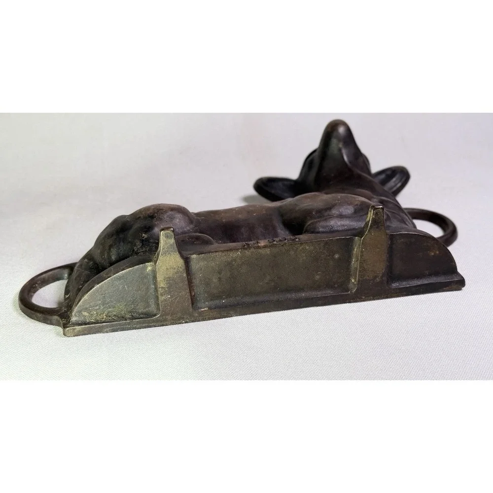 Vintage Griswold Cast Iron Easter Lamb Cake Mold No 866 2 Pieces 921 922